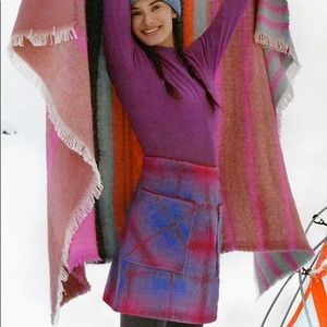 NWT Anthropologie Maeve Joelle Plaid Mini Skirt